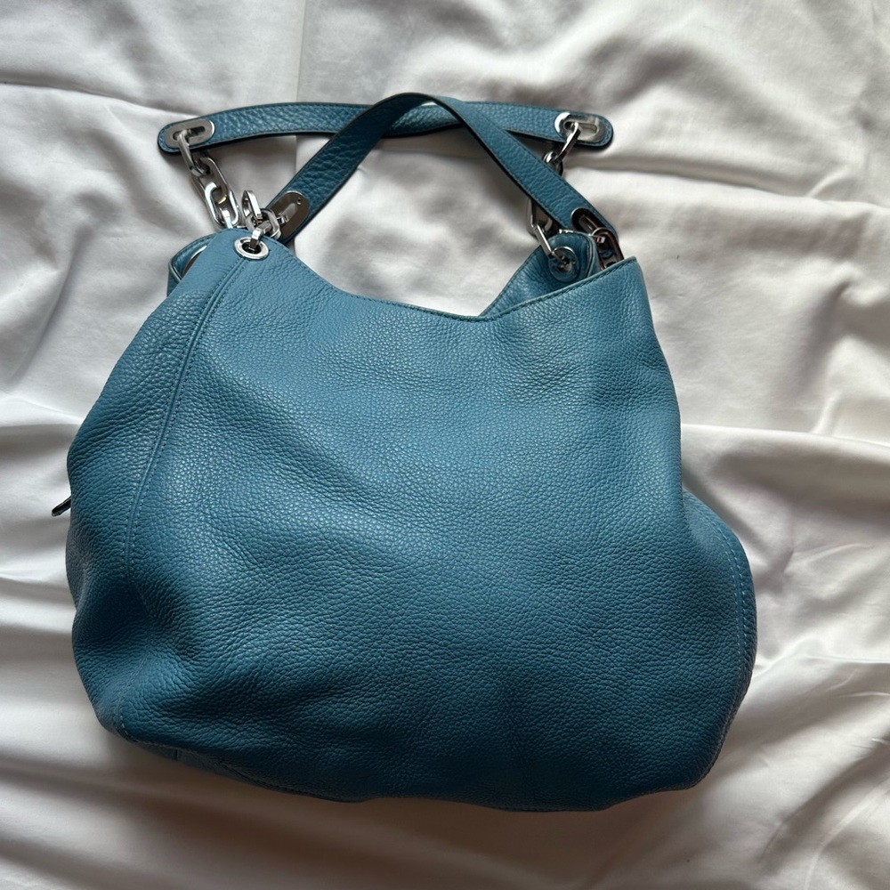 Michael Kors Teal Hobo Bag